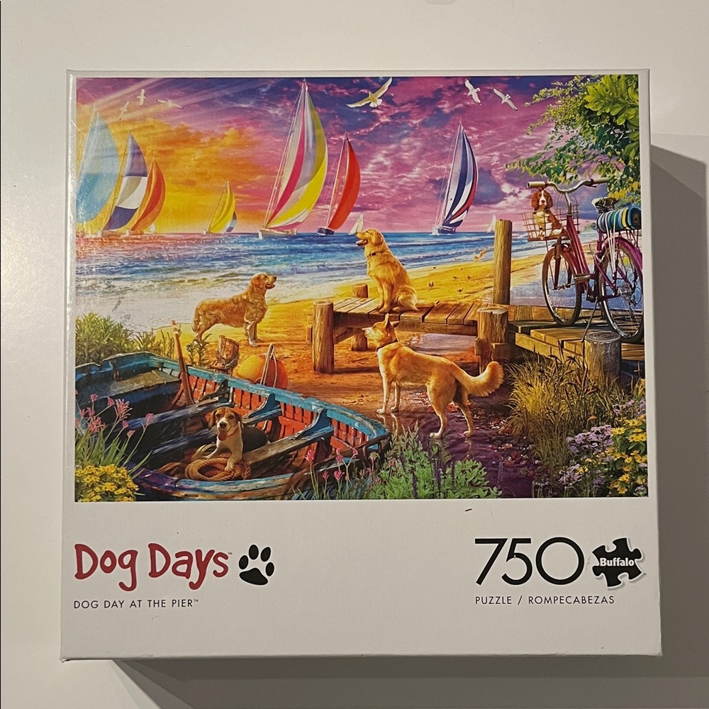 Buffalo David Bitton Dog Days at the Pier Puzzle